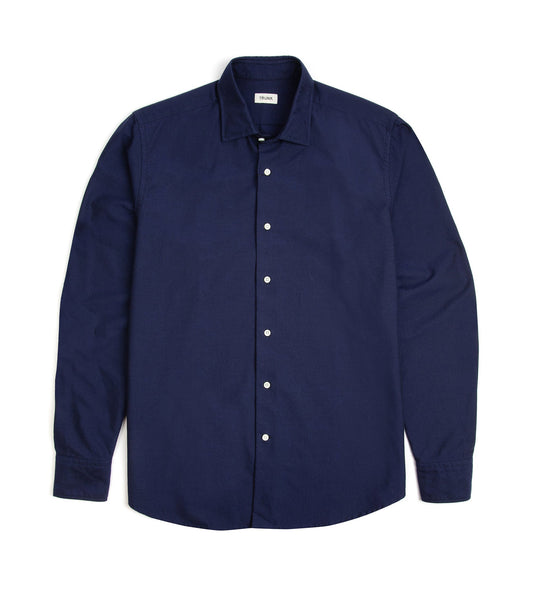 Trunk Audley Cotton Oxford Shirt: Navy