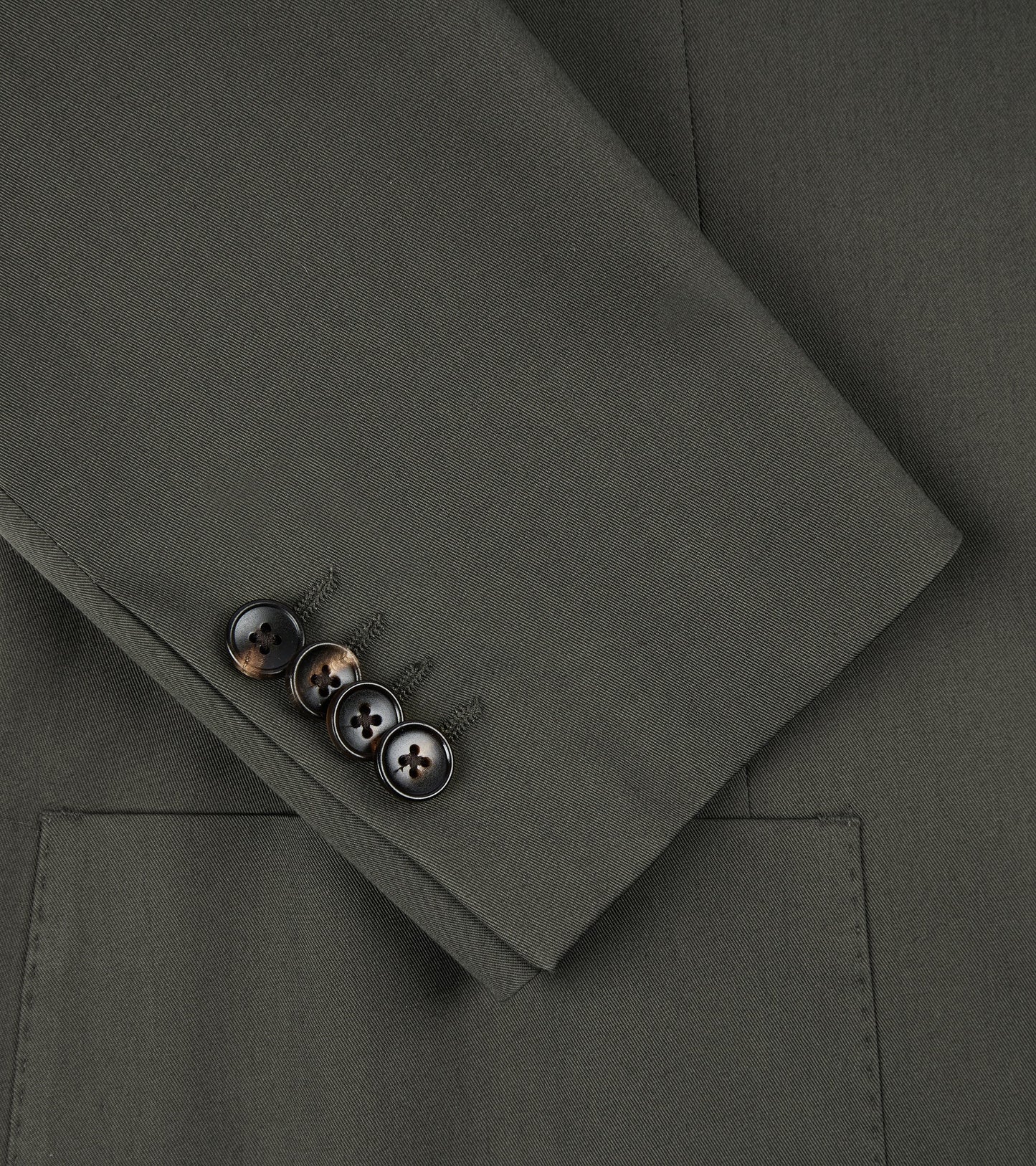 Trunk Walbrook Cotton Suit Jacket: Olive