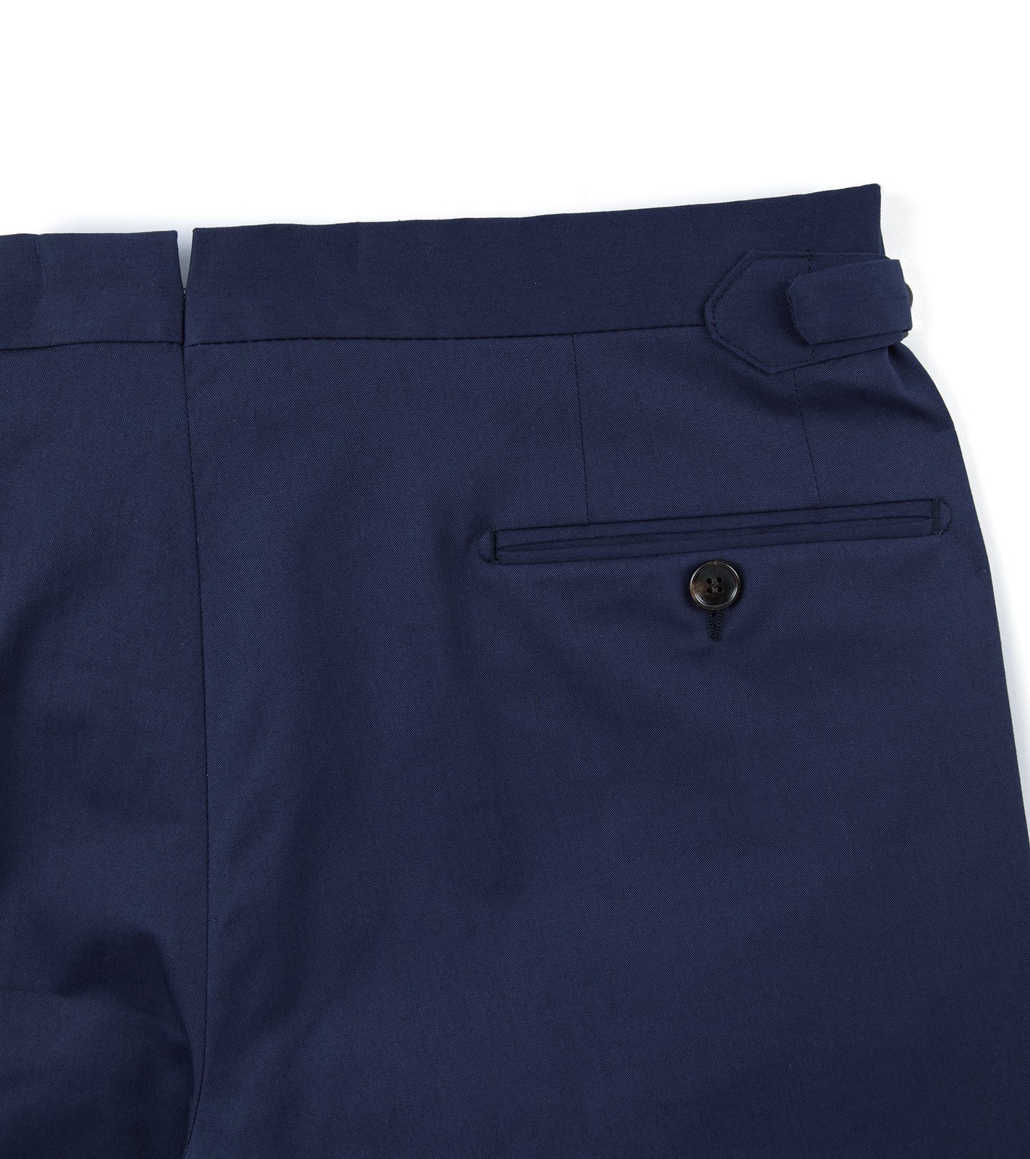 Trunk Walbrook Cotton Suit Trousers: Navy