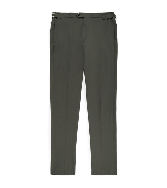 Trunk Walbrook Cotton Suit Trousers: Olive