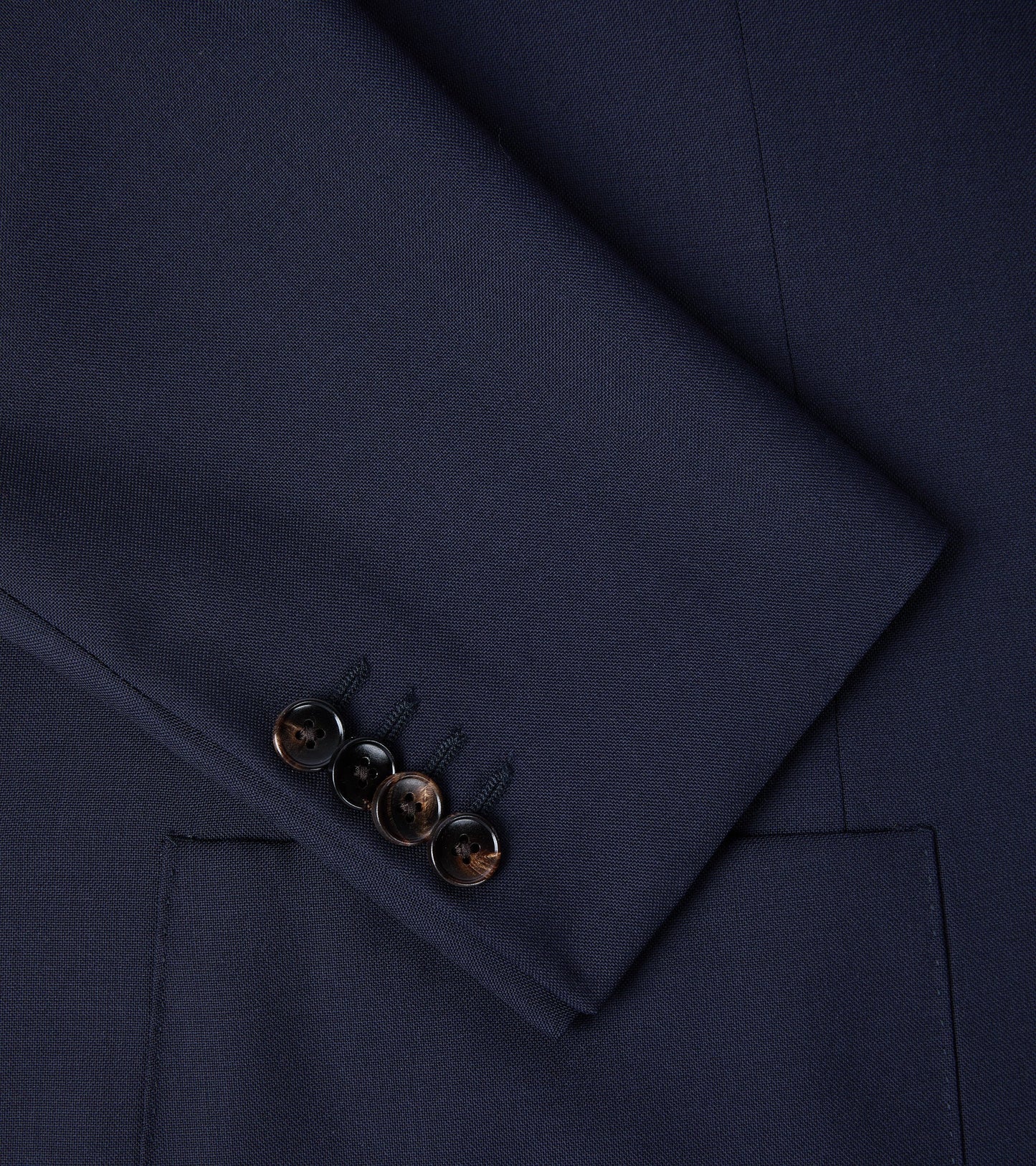 Trunk Walbrook Wool Fresco Suit Jacket: Navy