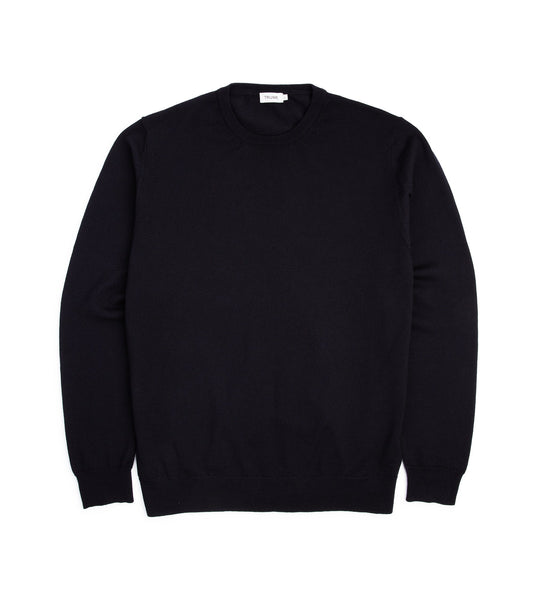 Trunk Harley Merino Crew Neck Sweater: Dark Navy