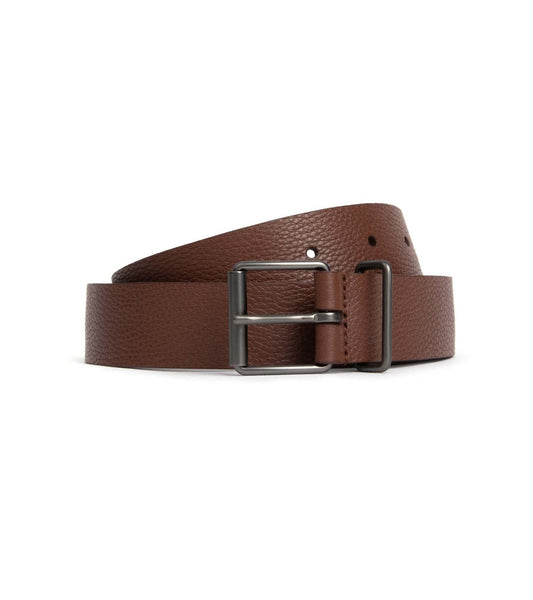 Anderson's Pebblegrain Leather Belt: Brown