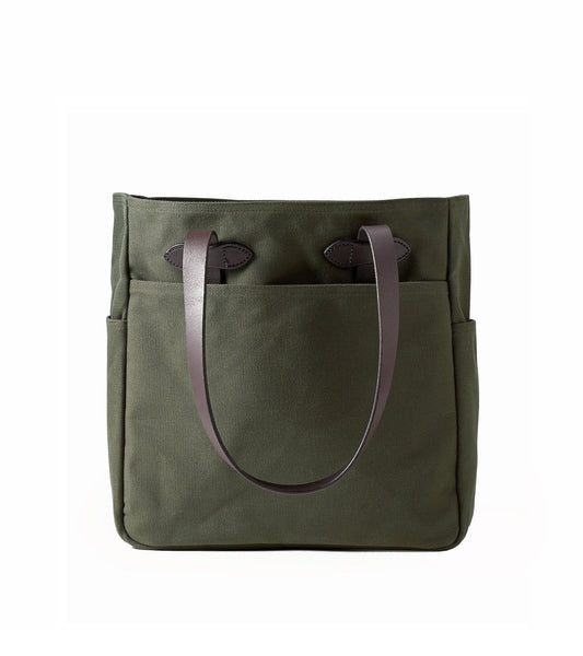 Filson Rugged Twill Open Tote Bag: Otter Green