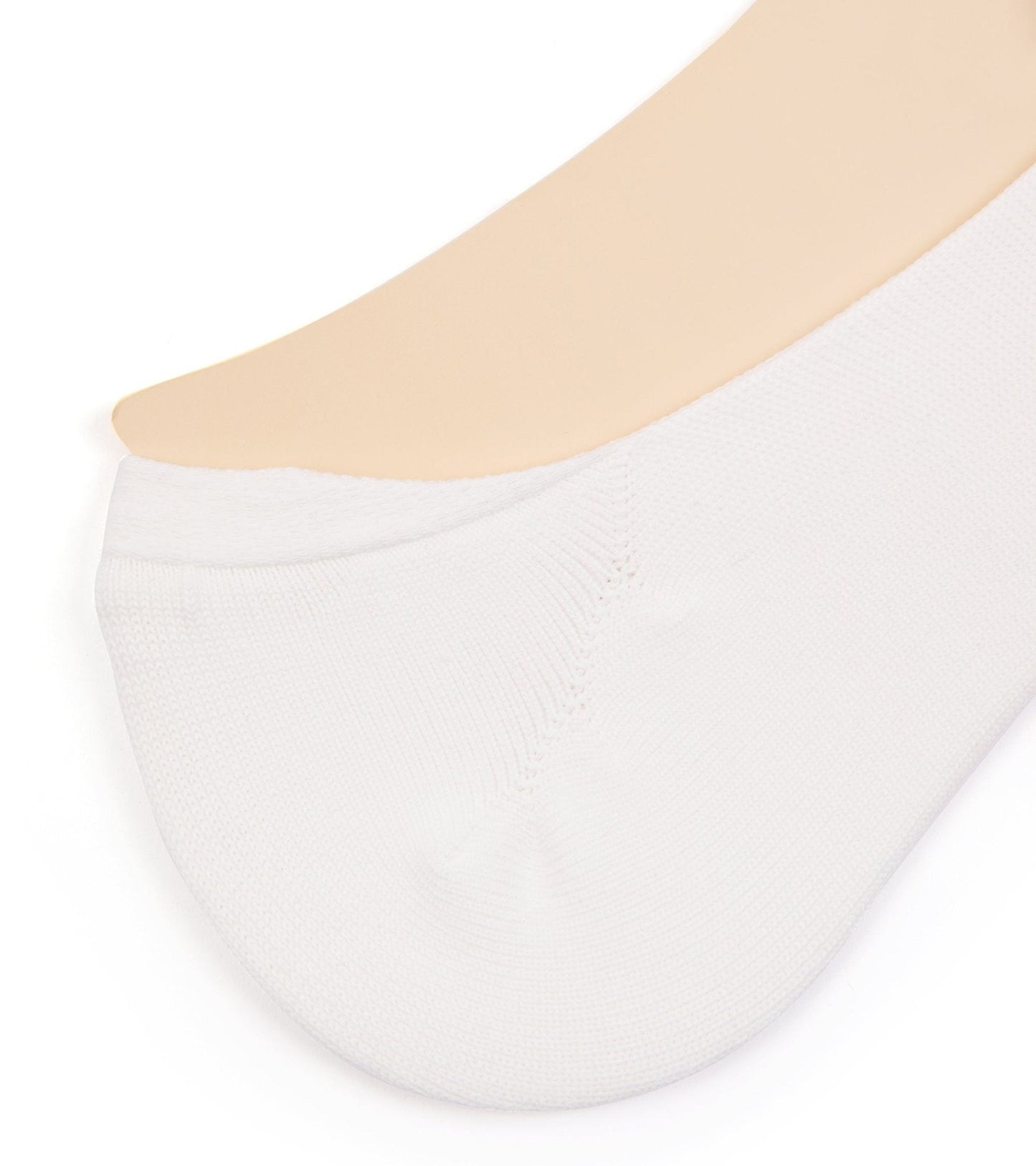 Tabio No-Show Socks: White