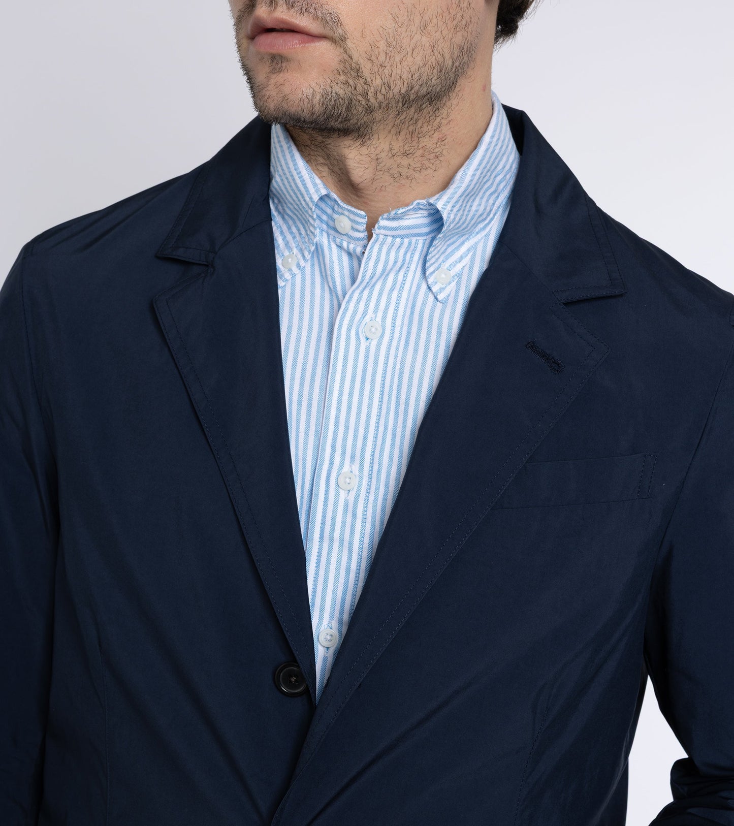 Trunk Culcross Japanese Nylon Jacket: Navy