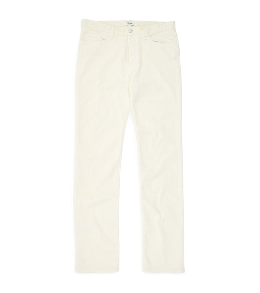 Trunk Duke Corduroy 5 Pocket Trousers: Off White