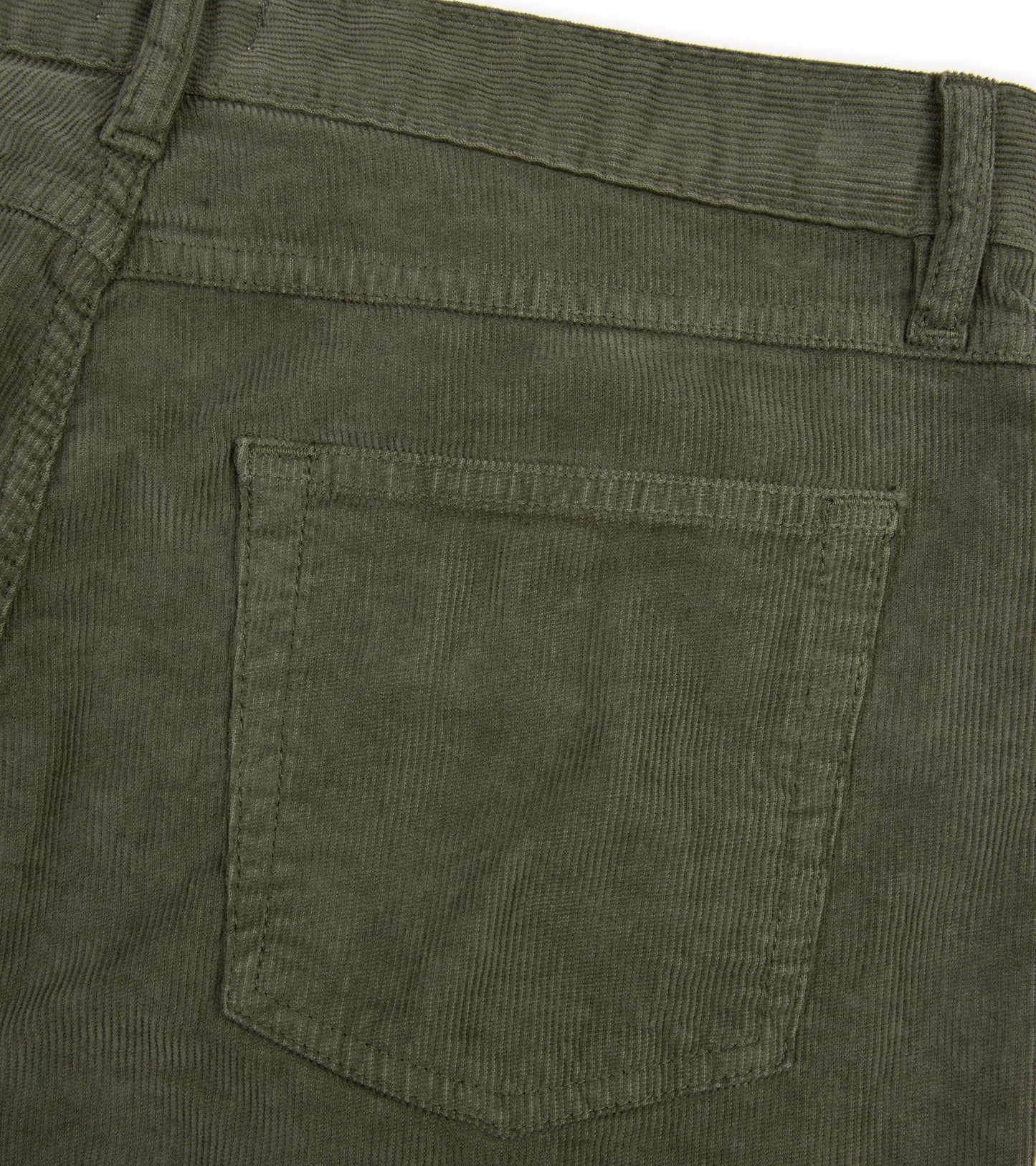 Trunk Duke Corduroy 5 Pocket Trousers: Faded Olive